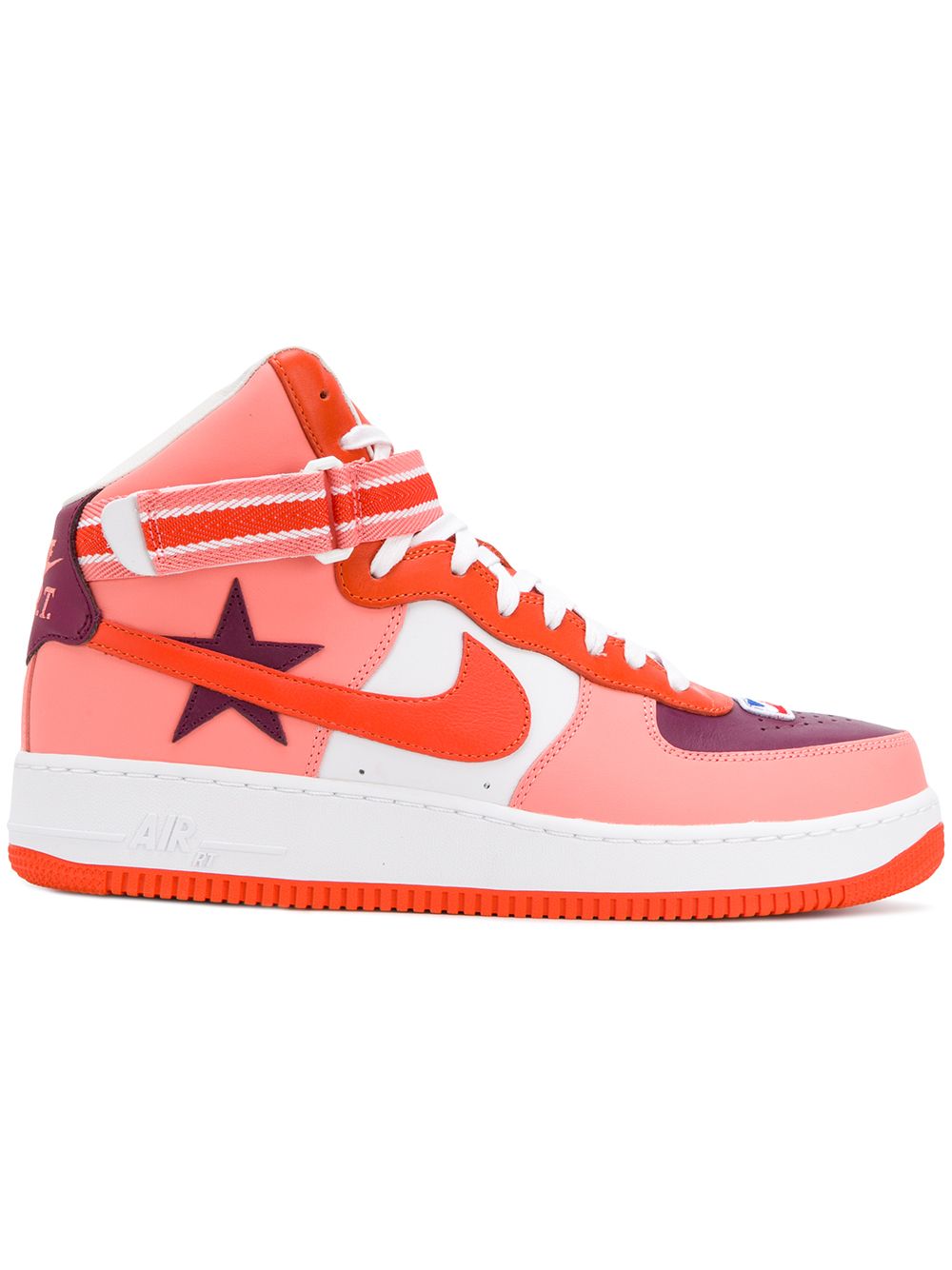 NIKE NIKE NIKELAB X RT AIR FORCE 1 HIGH SNEAKERS - PINK,AQ336612902401