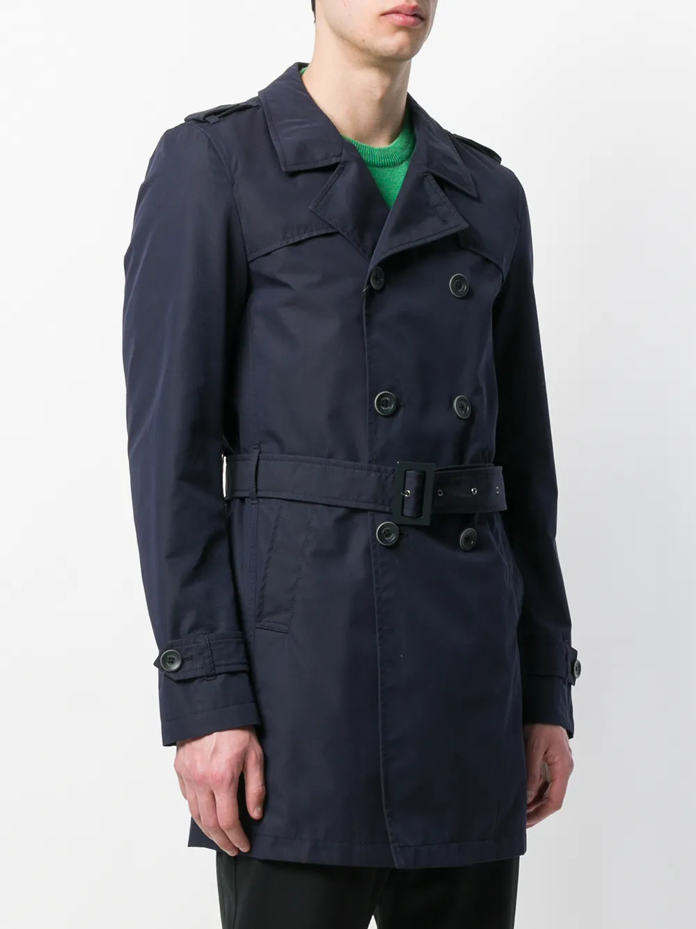 Herno middellange jas Blauw