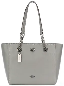 Bolsa tote de couro