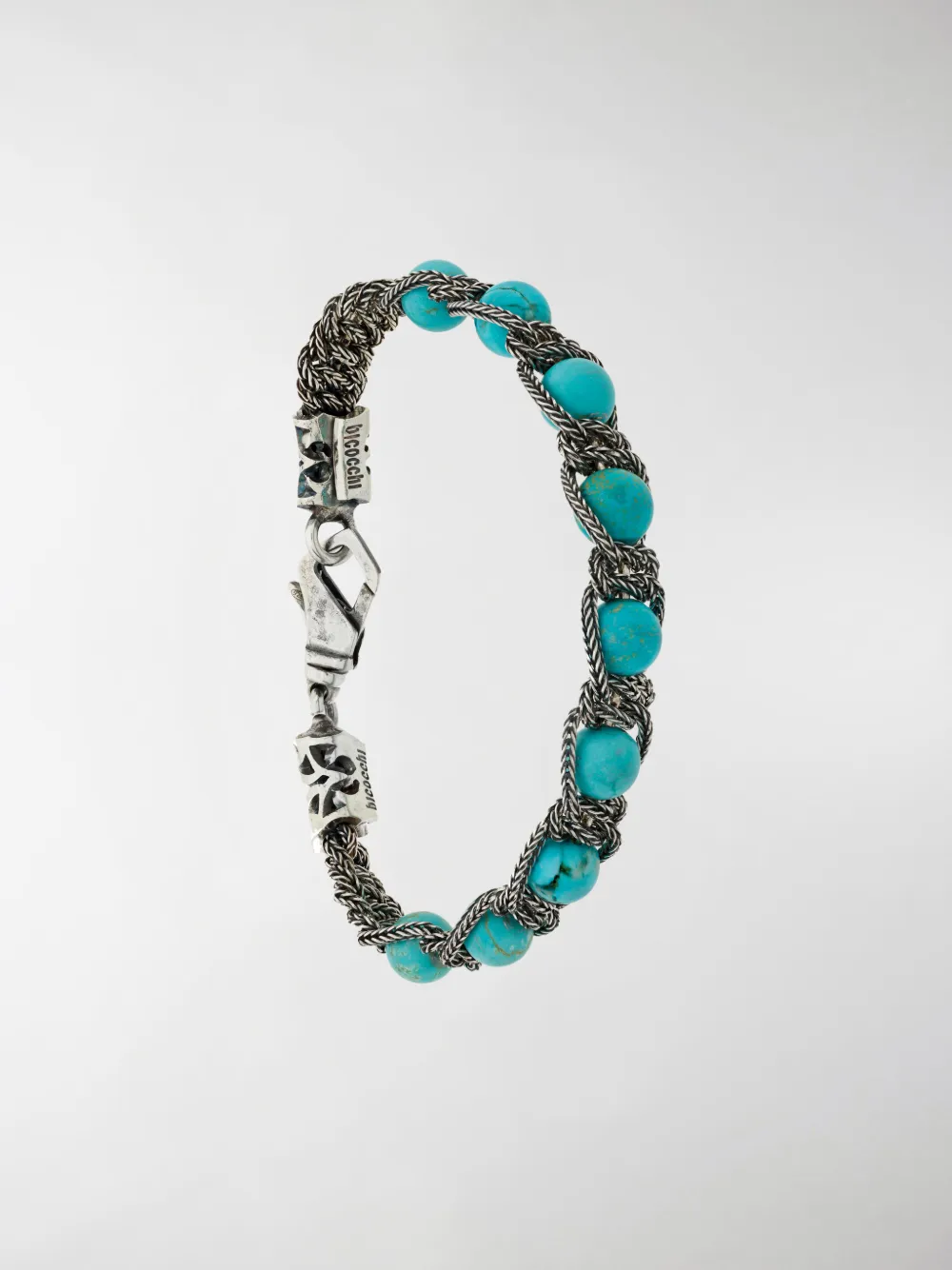 Emanuele Bicocchi Armband Mit Perlen In Metallic