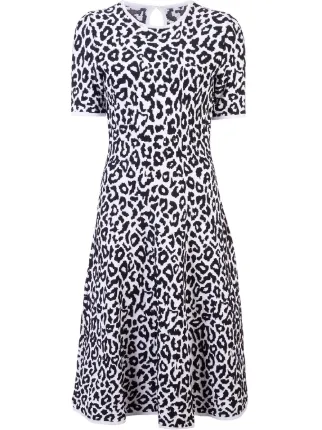 carolina herrera leopard dress