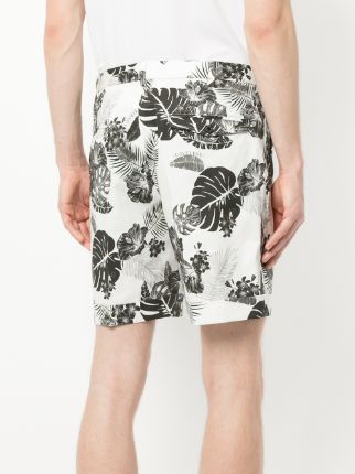 leaf print shorts展示图