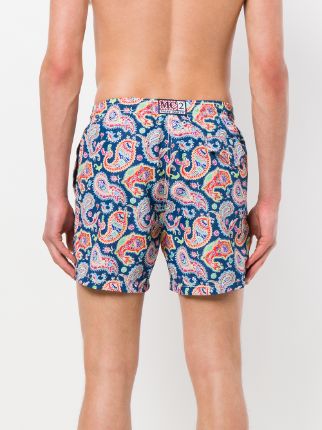 paisley print swim shorts展示图