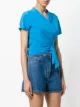Etro Gewickelte Seidenbluse mit Schleife