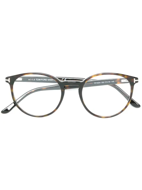 TOM FORD Eyewear Armação de óculos redonda