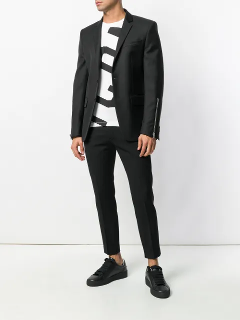 DSQUARED2 DSQUARED2 TAILORED CROPPED TROUSERS - BLACK,S74KB0185S3625812906210
