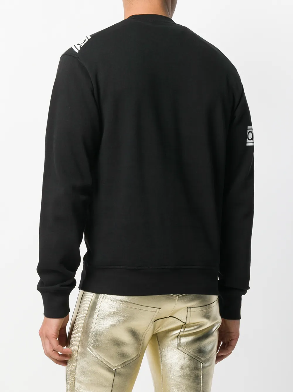 Dsquared2 logo discount tape print sweatshirt