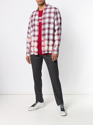 plaid long-sleeve shirt展示图