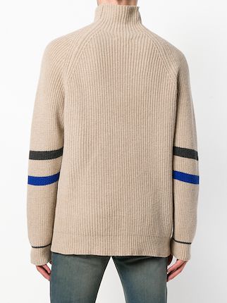 Noe stripe turtleneck sweater展示图