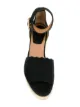Chloé 'Lauren' Sandalen mit Keilabsatz