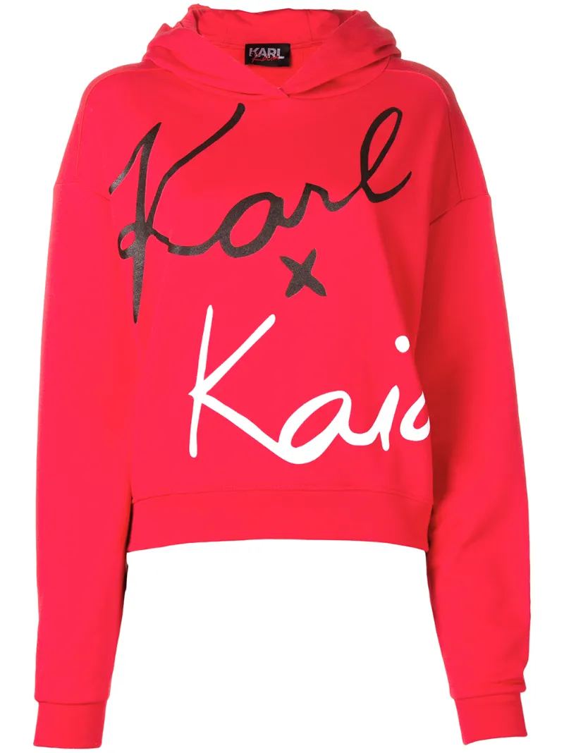 Karl X Kaia Cropped Sweatshirt - women - Cotton - XL, XS, S, M, L - Red