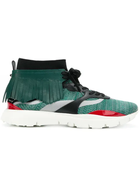 Valentino Garavani Heroes embroidered sneakers