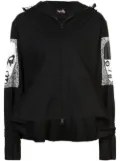 Haculla They're Here peplum-waist bomber jacket - Black