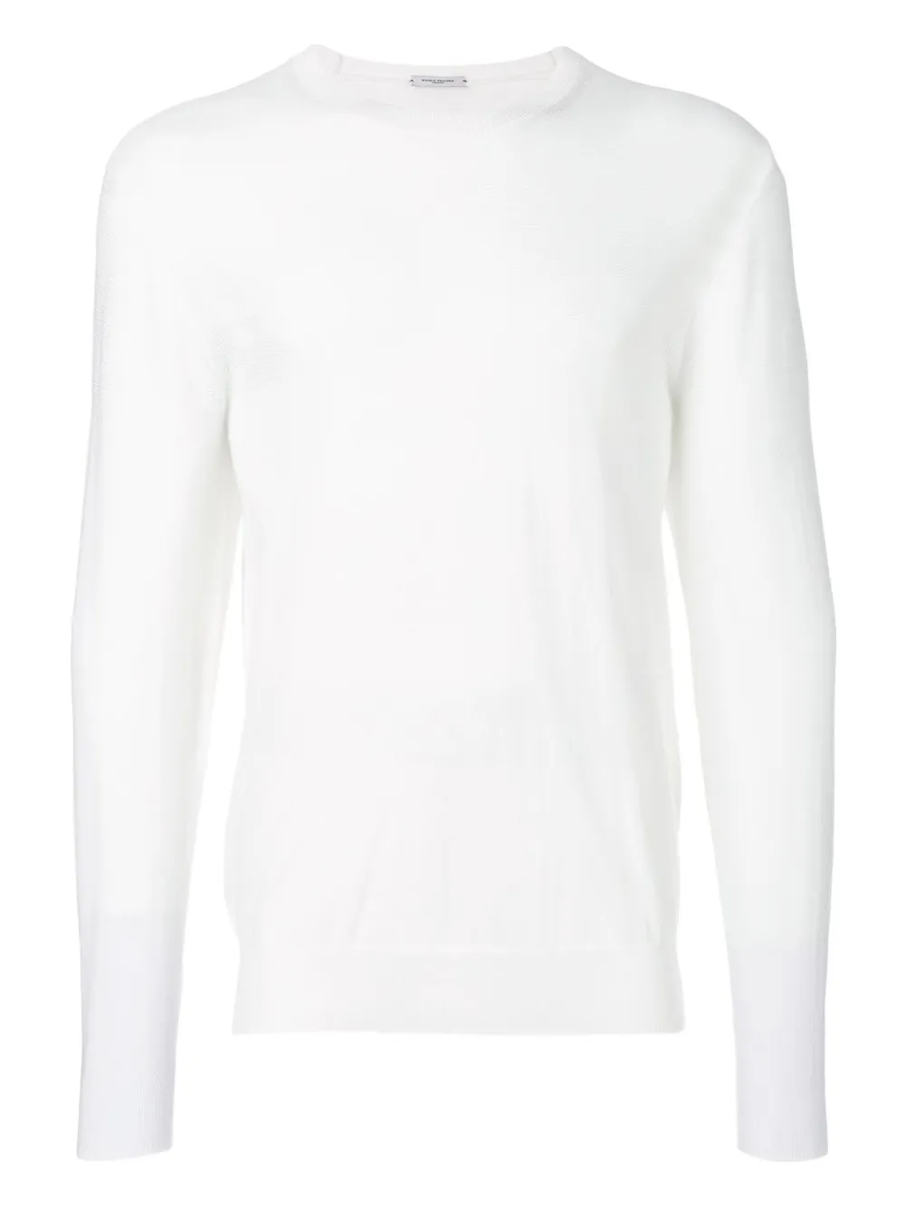 Paolo Pecora mock neck trui Wit