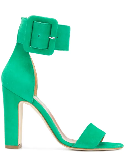 Paris Texas Buckled Ankle Strap Sandals