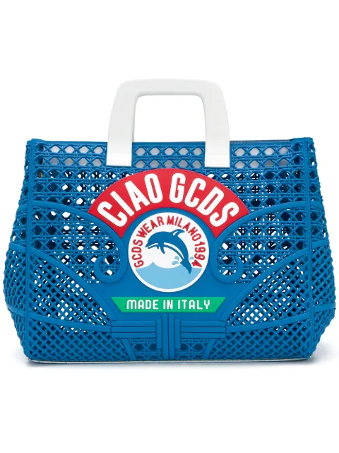 GCDS CIAO TOTE BAG,SS18W01040112910860