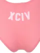 Gcds logo print low back swimsuit