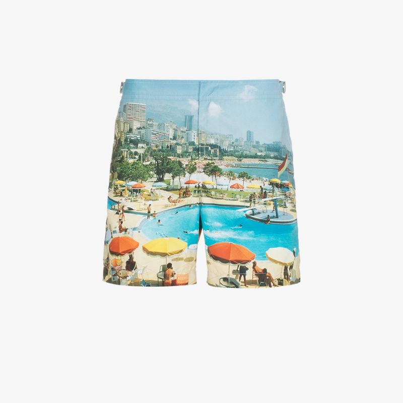 ORLEBAR BROWN ORLEBAR BROWN BULLDOG MONTE CARLO PRINT SWIM SHORTS,26806012912320