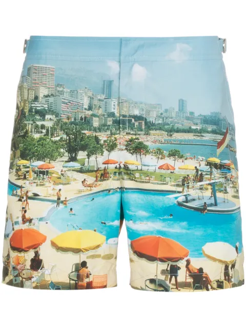 Orlebar Brown shorts de baño estampados Bulldog Monte Carlo