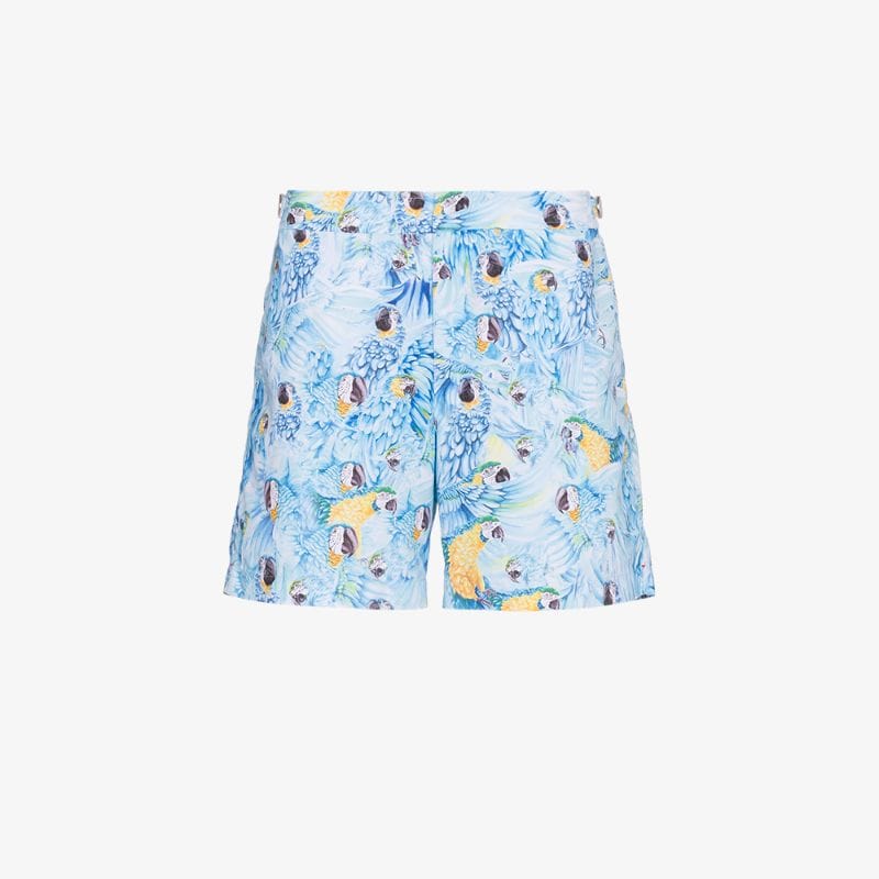 ORLEBAR BROWN ORLEBAR BROWN BULLDOG PARROT PRINT SWIM SHORTS,26789112912322