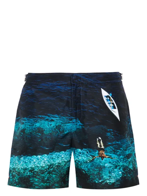 Short de bain Bulldog à imprimé graphique - Orlebar Brown - Modalova