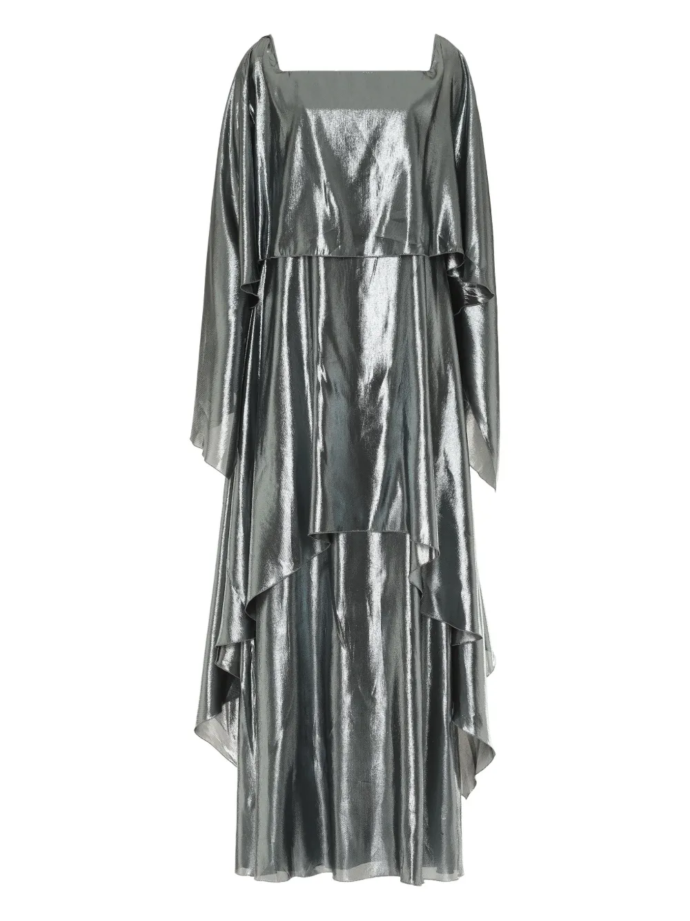 Alberta Ferretti オフショルダードレス - メタリック Alberta Ferretti オフショルダードレス - メタリック