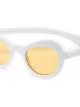 Illesteva white Delfina acetate sunglasses