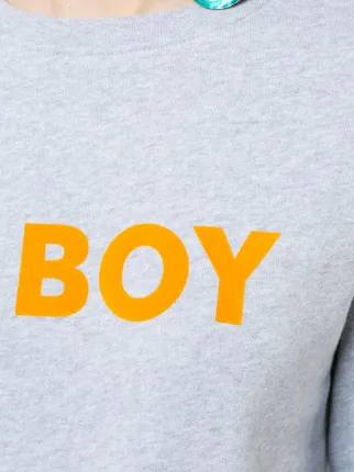 o boy print sweatshirt展示图