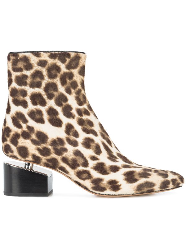 alexander wang leopard boots