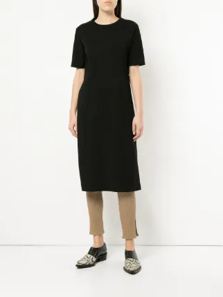 side slit T-shirt dress展示图