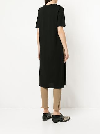 side slit T-shirt dress展示图