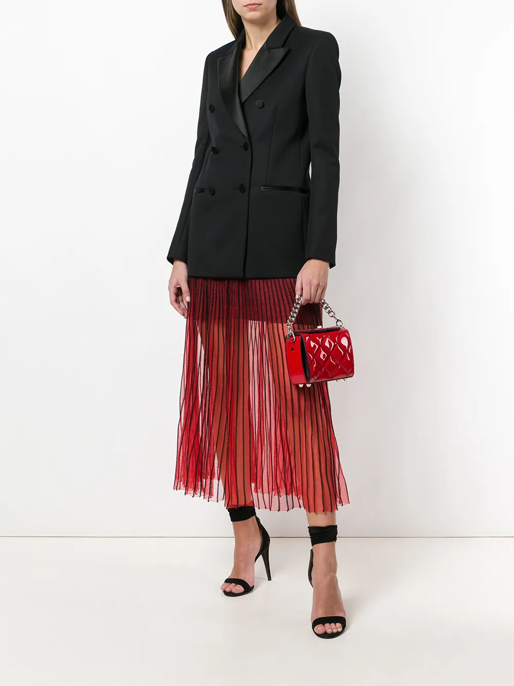 Alexander McQueen Box Bag - Rood