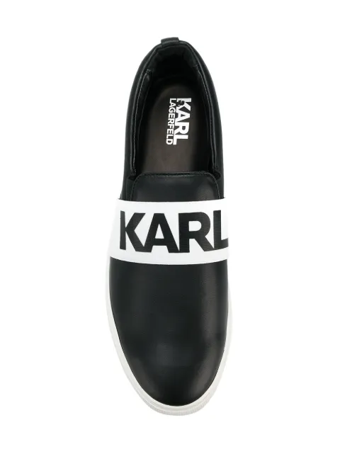 karl lagerfeld slip on sneakers