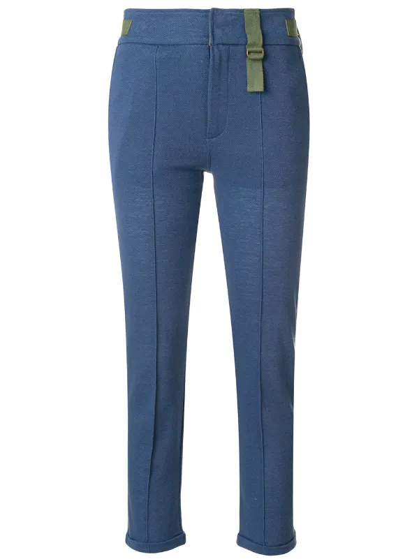 slim cropped trousers