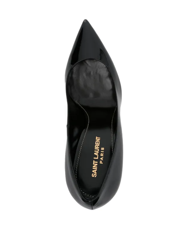 大人気新品をすべて Opyum 110mm Laurent Saint Pumps FARFETCH | Black | 小物