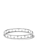 DE BEERS 18kt white gold Dewdrop diamond bangle - Silver