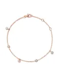 De Beers Jewellers 18kt rose gold My First De Beers five diamond bracelet - Pink