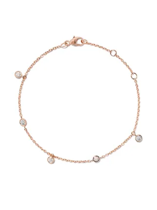 De Beers 18kt Rose Gold My First Five Diamond Bracelet De Beers 18kt Rose Gold My First Five Diamond Bracelet