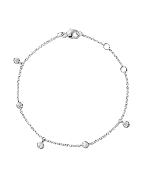 De Beers Jewellers 18kt white gold My First De Beers five diamond bracelet