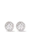 De Beers Jewellers 18kt white gold My First De Beers Aura diamond stud earrings - Silver