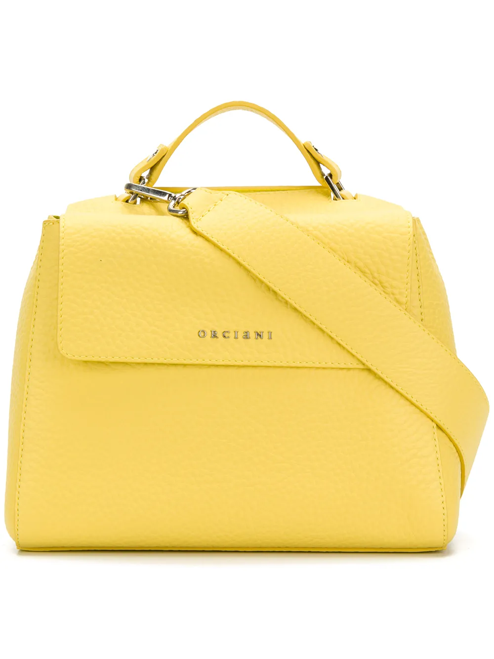 Orciani: Yellow Flap Tote