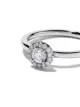 De Beers Jewellers خاتم بلاتينيوم سوليتير مزين بالماس ماي فيرست دي بيرز أورا