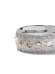 De Beers Jewellers 18 قيراطt ذهب أبيض تاليسمان فرقة ألماس
