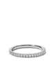 Image 1 of De Beers Jewellers Platinum DB Classic half pavé diamond band