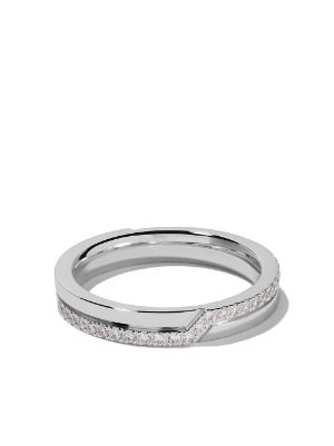 White gold hot sale pave band