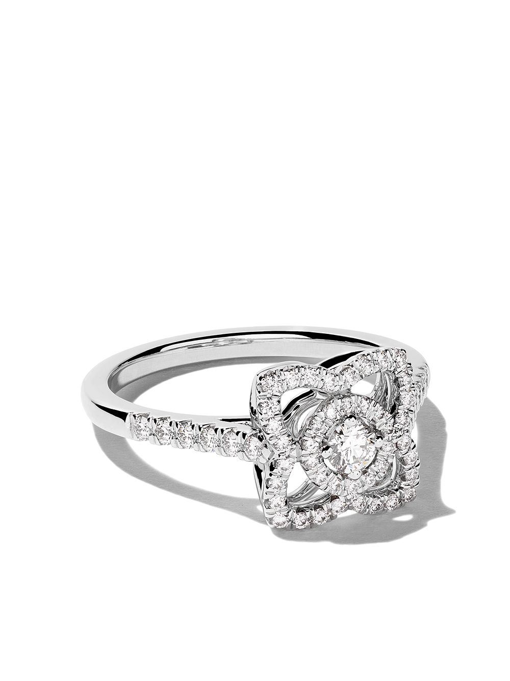 Image 1 of De Beers Jewellers 18kt white gold Enchanted Lotus diamond ring