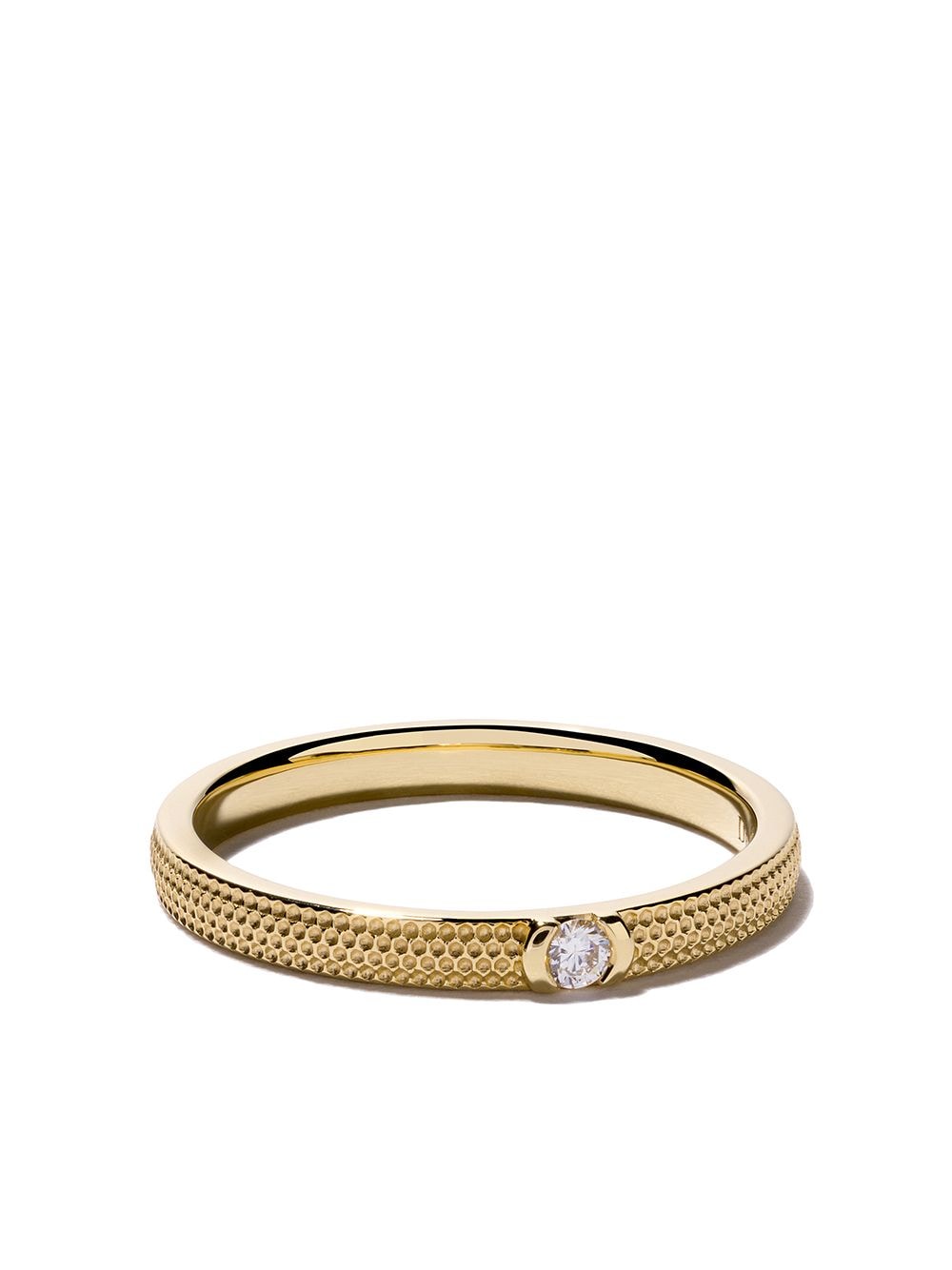 Image 1 of De Beers Jewellers 18kt yellow gold Azulea diamond band