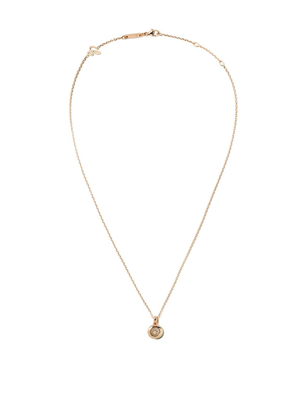 Chopard 18kt Rose Gold Happy Diamonds Icons Pendant - Farfetch