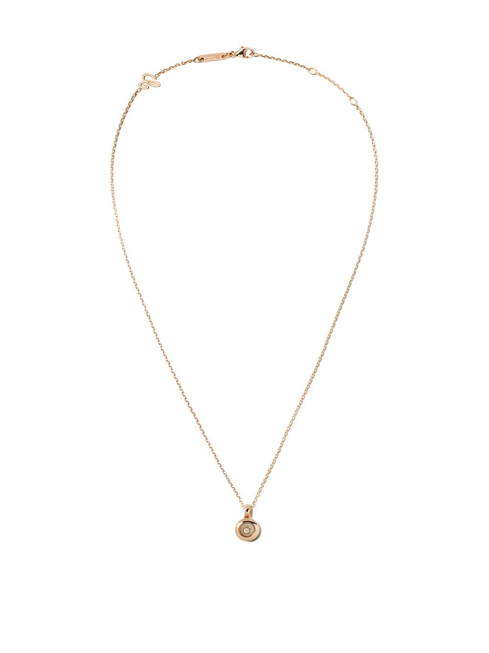 collier Happy Diamonds Icons en or rose 18ct