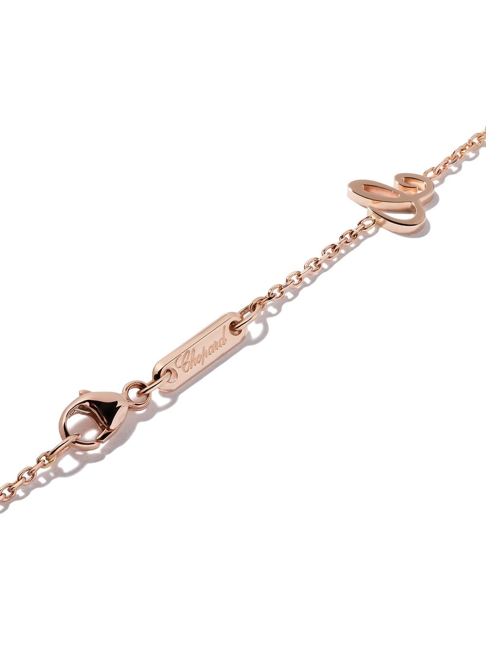 Shop Chopard 18kt Rose Gold Happy Diamonds Icons Pendant